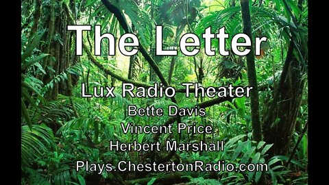 The Letter - Bette Davis - Vincent Price - Herbert Marshall - W. Somerset Maugham