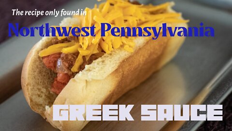Best Hot dog topping! [Greek sauce] Regional Recipe from Erie PA.