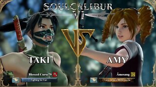 Taki (Blessed Curse79) VS Amy (Âmesang) (SoulCalibur VI — Xbox One Ranked)