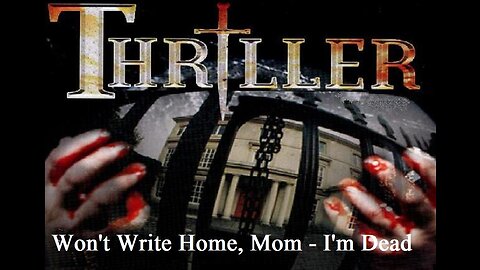 THRILLER: WON'T WRITE HOME, I'M DEAD S5 E3 April 26, 1975 - The UK Horror TV Series FULL PROGRAM in HD