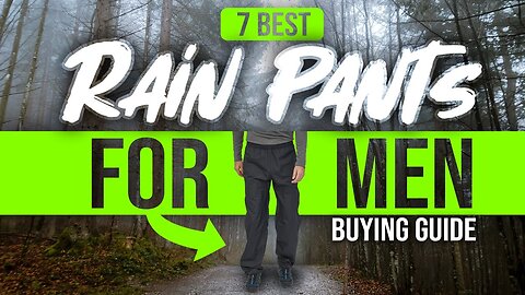 The Best Men's Hiking Rain Pants