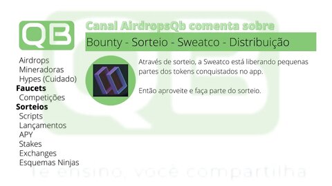 #Bounty - #Sweatco - #Liberando pagamentos de forma sortidas
