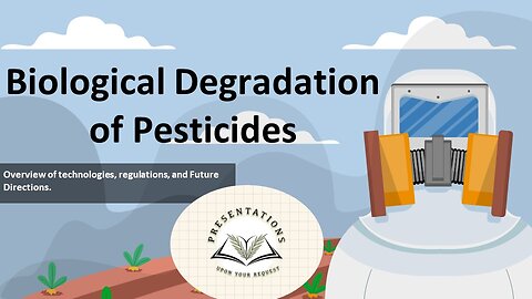 Biological degradation of pesticide