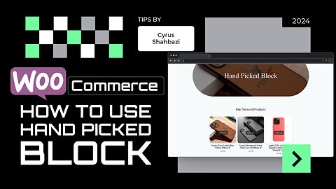 How to Use Hand Picked Woocommerce Block
