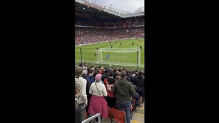 Stretford end under the clouds♥️