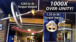 🔬#MESExperiments 8: Large Gyro Wheel Precesses at 1000X Torque Over-Unity