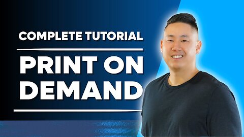 👕 Print on Demand Complete Online Tutorial | How To Upload Your Designs to POD Websites