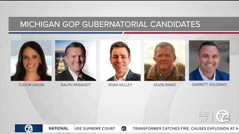 Meet the 5 candidates in WXYZ-TV, MI Scripps' stations Republican Gubernatorial primary debate
