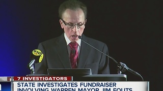 State election officials investigating fundraising at Warren Mayor Jim Fouts's State of the City speech