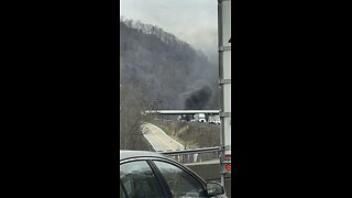 Vehicle fire on WV Turnpike.