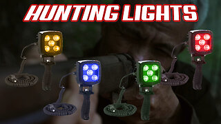 LED Hunting Lights - Magnetic - Green, Blue, Amber, Red, White