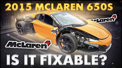 I BOUGHT AN ABANDONED￼ CRASHED MCLAREN 650S SPIDER WITH NO KEYS..WILL IT START AFTER 5 YEARS?