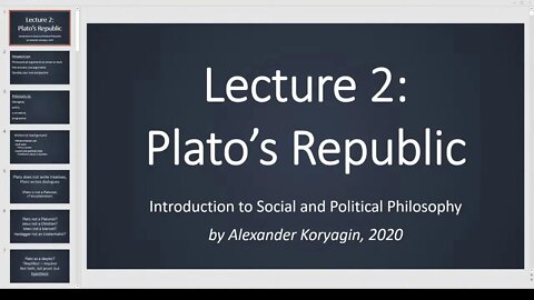 Plato's Republic | Introduction to Political Philosophy