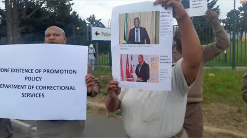 WATCH: POPCRU Western Cape Picket At Pollsmoor Prison (1)