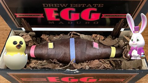 Happy Easter! Smoking Drew Estate The Egg Maduro!