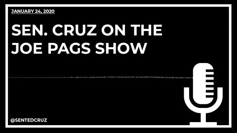 Cruz on the Joe Pags Show: Dems Impeachment is a SHAM & ABUSE of the Constitution