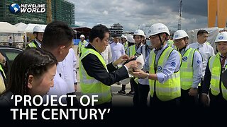 Japanese PM Kishida visits Metro Manila subway project