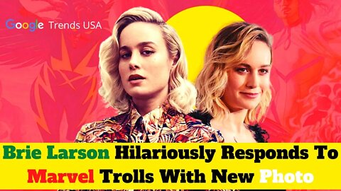 Brie Larson Hilariously Responds To Marvel Trolls With New Photo