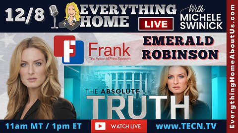 416: EMERALD ROBINSON - Host Of The Absolute Truth On Frank Speech - J6, Censorship, Fox News, Fraudulent Mid Term Elections, Arizona & More!