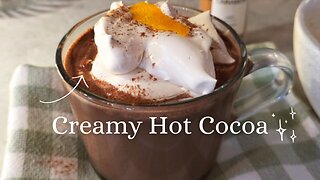 🍊 VLOG EP2 | When you crave something make 🍫 an healthy creamy hot cocoa