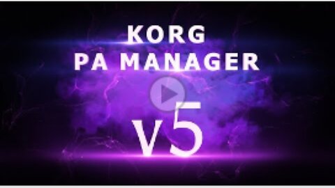 KORG PA Manager v5 | PROMO