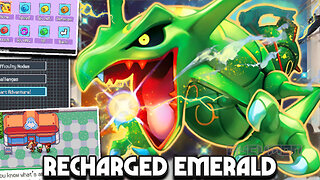 Pokemon Recharged Emerald - QoL ROM Hack following Pokemon, difficulty and challenging modes