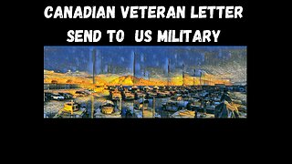 Canadian Veteran letter send to US Military-Donald J. Trump