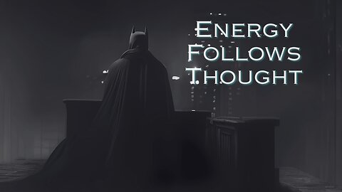 ENERGY FOLLOWS THOUGHT - Rainy Night in Gotham City | Cinematic Ambience for Meditation and Work