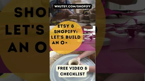 Etsy and Shopify #shorts Watch our Tutorial for Etsy Sellers, Let's Build an Online Store!