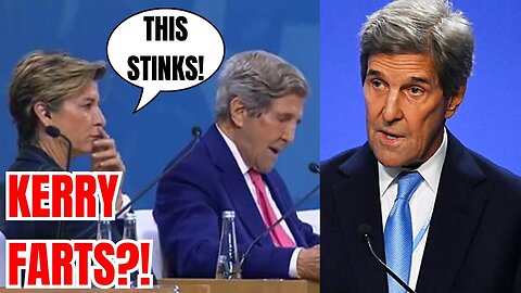 John Kerry FARTS During A CLIMATE CHANGE POLLUTION Speech in Dubai Caught on "Hot Mic"!