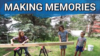 Building Work Ethic In The Kids | Memories For A Lifetime | Fort Build