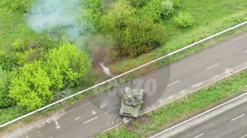 Russian Zu-23 & T-72 Destroy Ukrainian Fortified Position