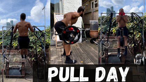 Pull workout Hybrid Training Calisthenics and weights