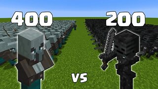 400 Defensores Vs 200 Esqueletos Wither - Minecraft