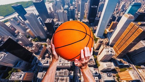 World's Highest Basketball Shot