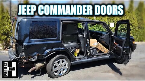 JEEP COMMANDER FRONT AND REAR DOOR SWAP! DOOR HANDLE & INTERIOR PANEL SWAP TOO!!!