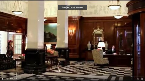 Royal Suite at the Savoy Hotel, London, a tour with head butler Bro. Sean Davoren
