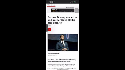 Disney Executive = 215 dead on 2/15