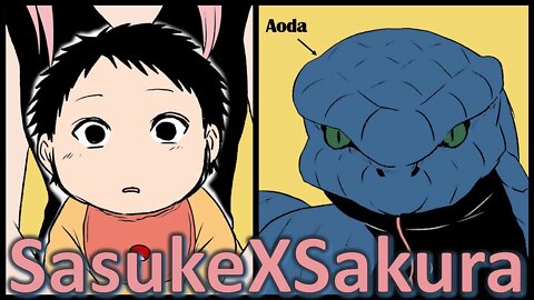 Sarada meets Aoda for the first time - Sakura and Sasuke [SasuSakuSara] Doujinshi [English] [HD]
