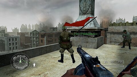 Call of Duty Classic- Xbox 360 Port of CoD1- Assault on the Reichstag. Berlin Falls