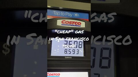 The price of Cheap Gas in San Francisco 8.17.21 #shorts