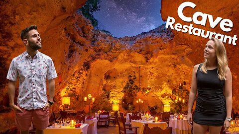 Fine Dinning in a 120,000 Years Old Cave / Most Unique Restaurant EVER