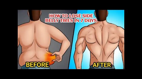 HOW TO LOSE SIDE BELLY TIRES IN 7 DAYS WITHOUT LEAVING HOME 💥🚀