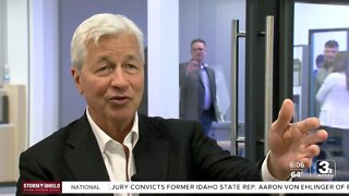 EXCLUSIVE: Jamie Dimon, CEO & Chairman of JP Morgan Chase, sits down with 3 News Now