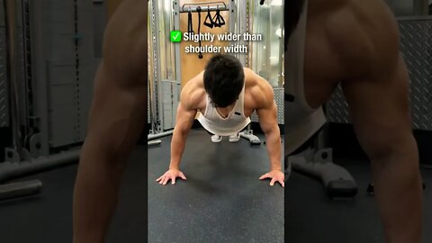 ❌ AVOID THESE PUSH-UP MISTAKES TO AVOID SHOULDER INJURY‼️#Shorts #pushups