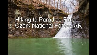 Hiking to Paradise Falls in the Ozark National Forest