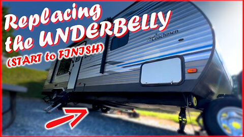 Camper Underbelly Replacement (START to FINISH) - RV New Adventures
