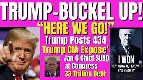 Trump Buckle Up! Expose CIA! Capitol Police Chief Sund Testimony 9-22-23