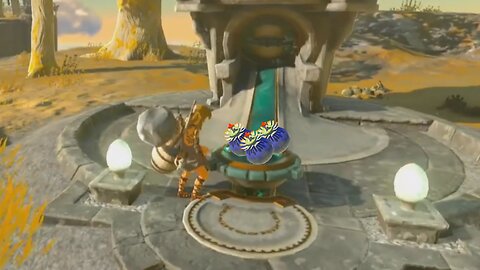 Zelda TOTK Putting a bomb into the Zonai Dispensary