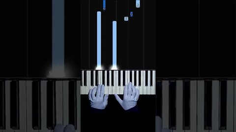 Naruto Sad Song Easy Piano #shorts